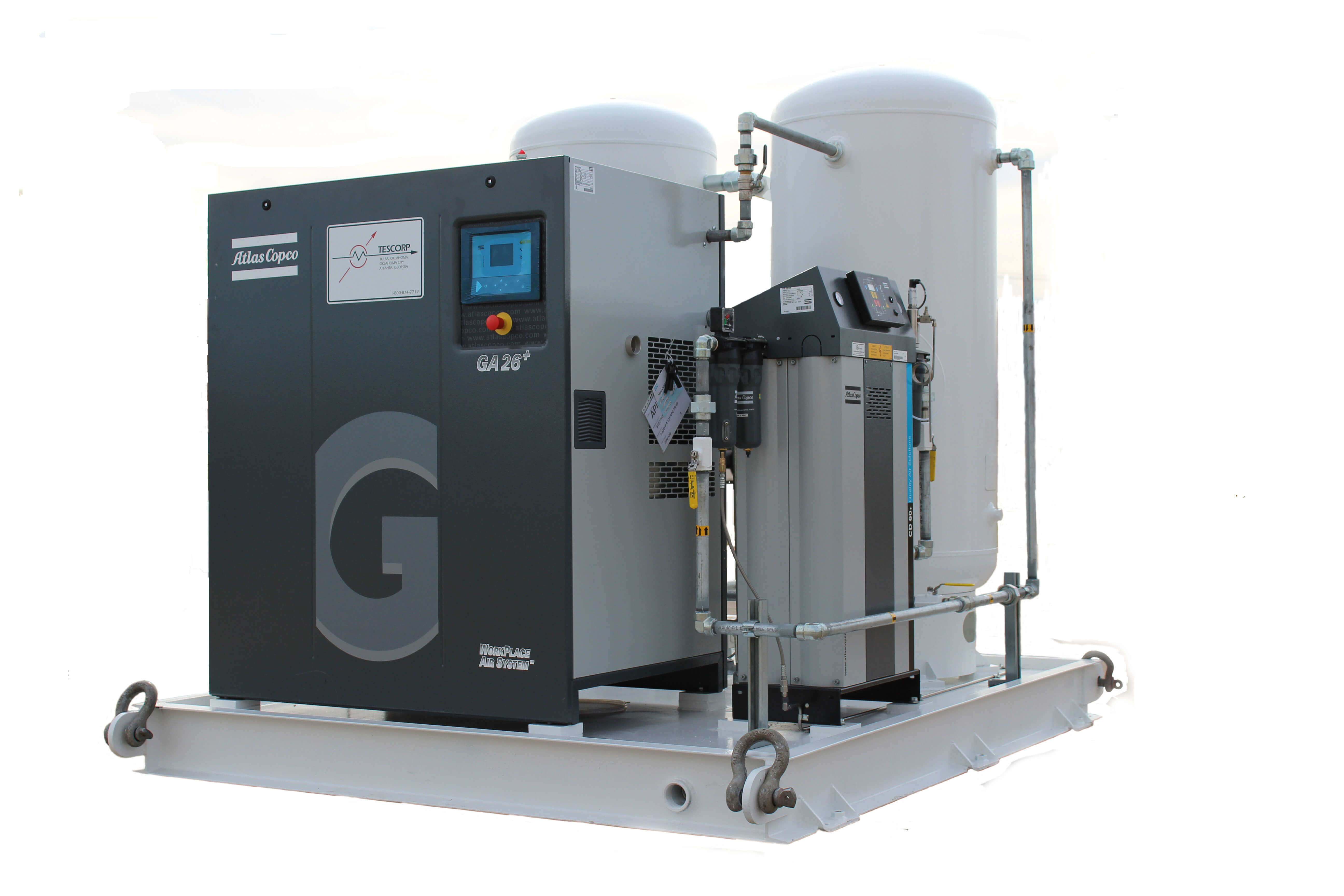 LArge-scale Instrument Air Unit with Quincy Reciprocating Compressor LArge-scale Instrument Air Unit with Quincy Reciprocating Compressor