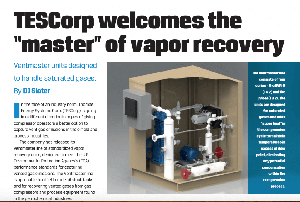 TESCORPS Master of Vapor Recovery