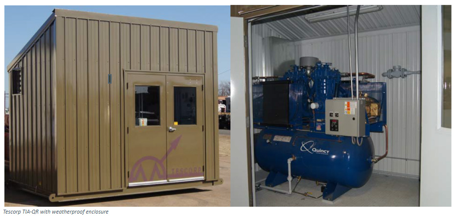 Large-Scale Instrument Air Unit with Altas Copco  Flooded Screw Compressor